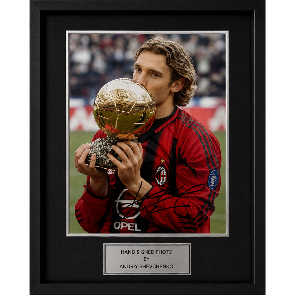 Andriy Shevchenko Signed and Framed A4 Photo