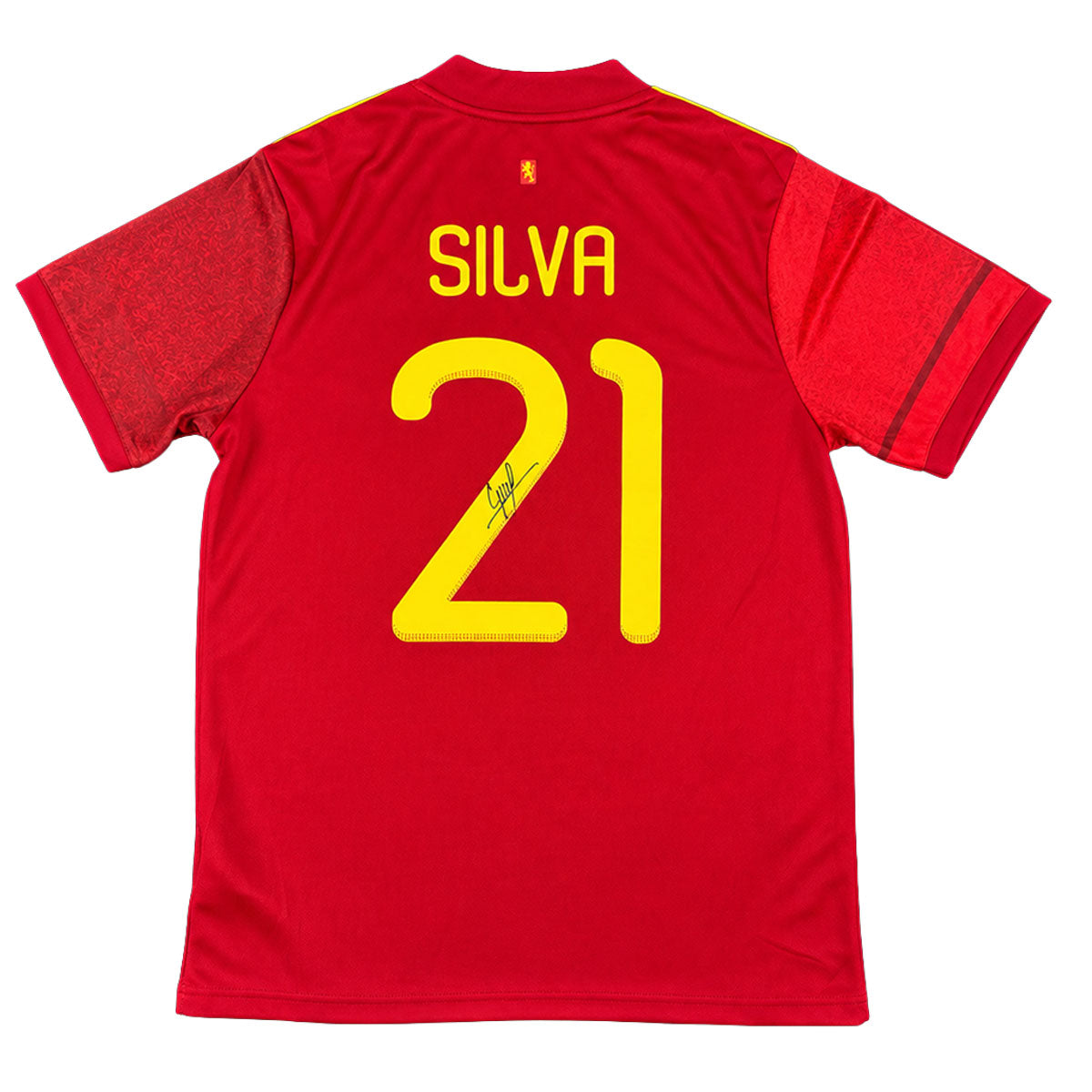 David Silva Signed Spain 2020/2021 Home Shirt