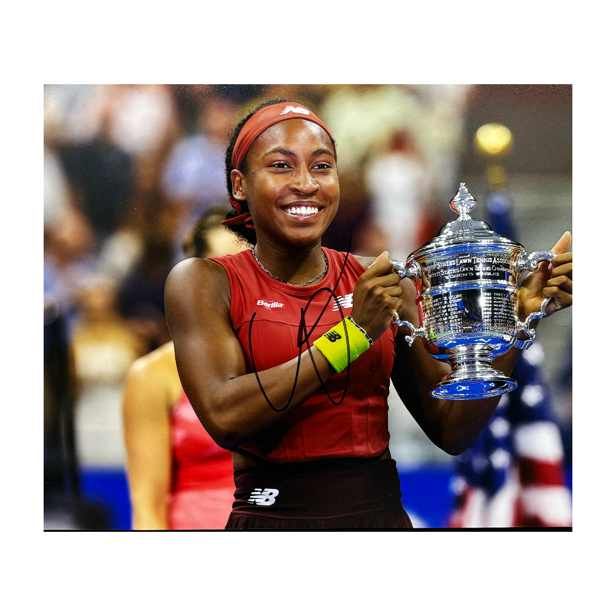 Coco Gauff Signed A4 Photo